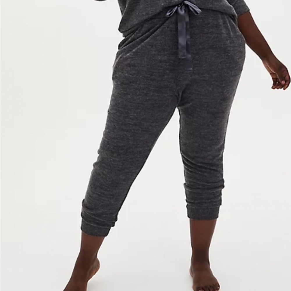Torrid plus sized plush super soft joggers charcoal size 6 30/32 NWT